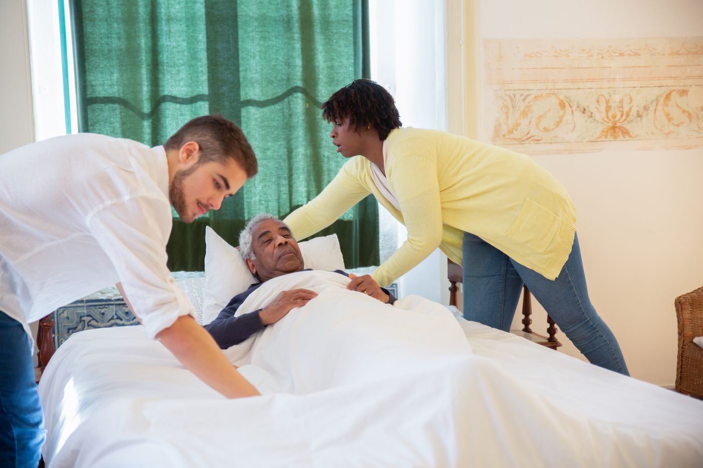 A Kalkaal caregiving team supporting a client